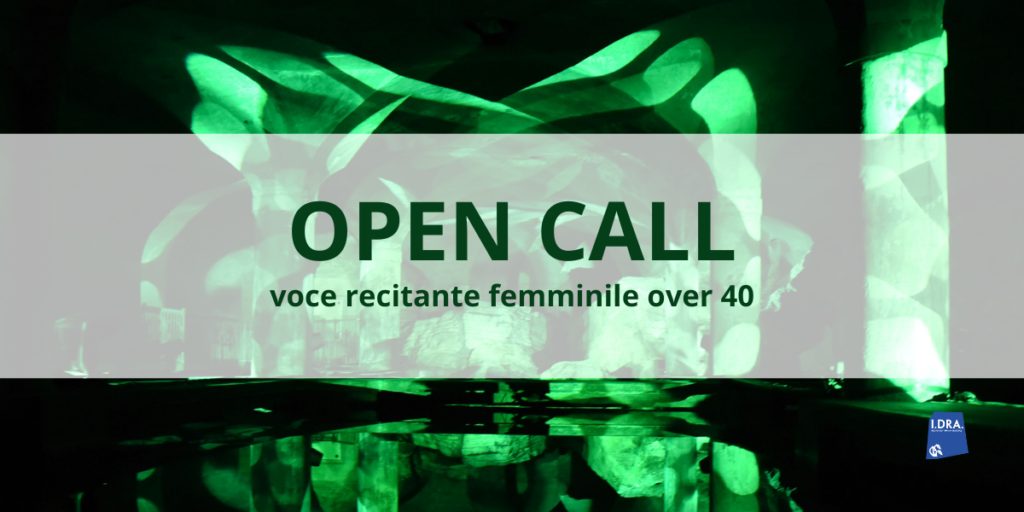 CALL PER VOCE RECITANTE FEMMINILE OVER 40